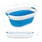 Wakeman Collapsible Laundry Basket - 39L Portable Sink, Plastic Bin, or Ice Bucket by Wakeman Blue 75-CMP1136 - alternate 7